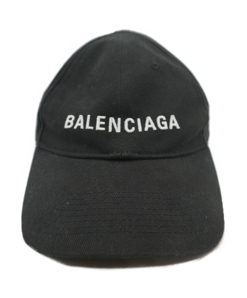 BALENCIAGA（バレンシアガ）BALENCIAGA (バレンシアガ) キャップ ブラック 17AWの古着・服飾アイテム