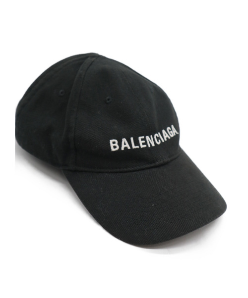 BALENCIAGA（バレンシアガ）BALENCIAGA (バレンシアガ) キャップ ブラック 17AWの古着・服飾アイテム