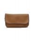 LOEWE（ロエベ）の古着「[OLD]アナグラムレザークラッチバッグ」｜ライトブラウン