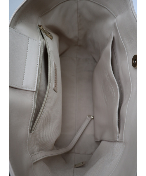 CHANEL（シャネル）CHANEL (シャネル) 2WAYココマークトートバッグ ベージュ ワイルドステッチ 27923542の古着・服飾アイテム