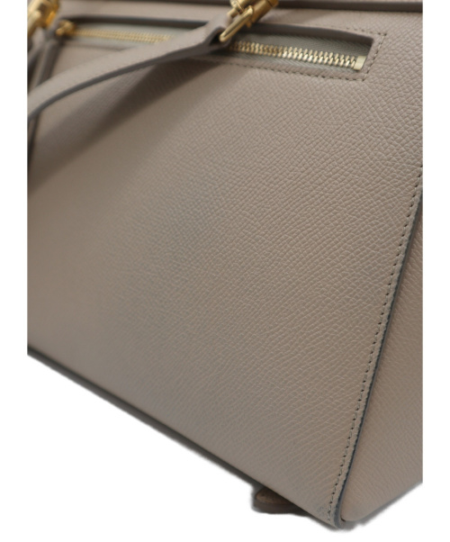 CELINE（セリーヌ）CELINE (セリーヌ) ベルトバッグナノ アイボリー カーフスキン S-GA-3198の古着・服飾アイテム