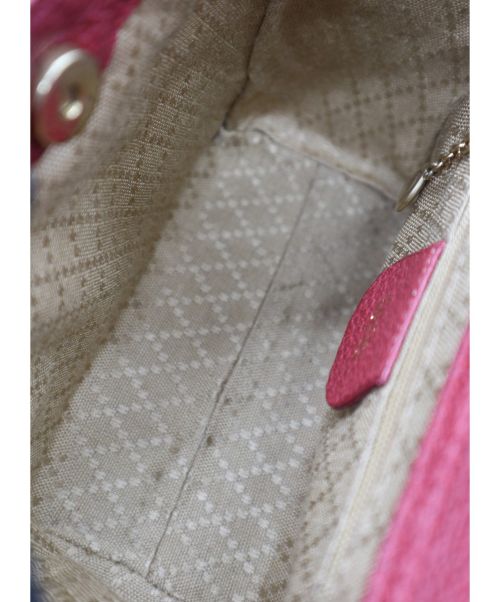 GUCCI（グッチ）GUCCI (グッチ) [OLD]2WAYバンブーミニバッグ レッド OLD GUCCI 007・1793 0236の古着・服飾アイテム