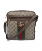 GUCCIグッチ）の古着「オフディアGGメッセンジャーバッグ」｜ブラウン