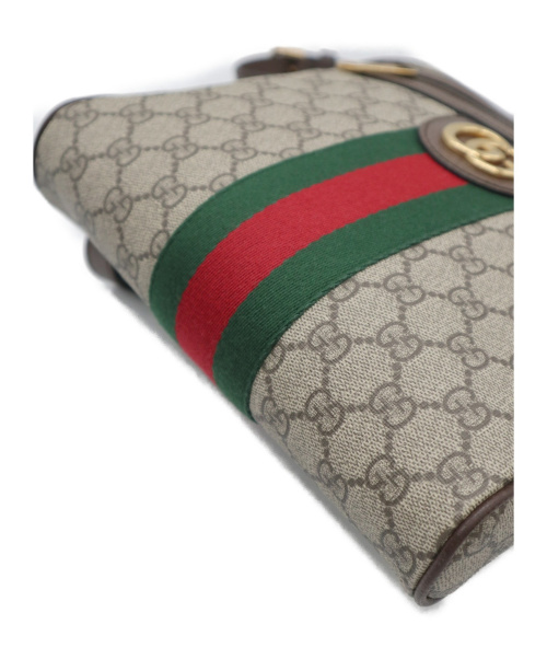 GUCCI（グッチ）GUCCI (グッチ) オフディアGGメッセンジャーバッグ ブラウン 547926 520981の古着・服飾アイテム