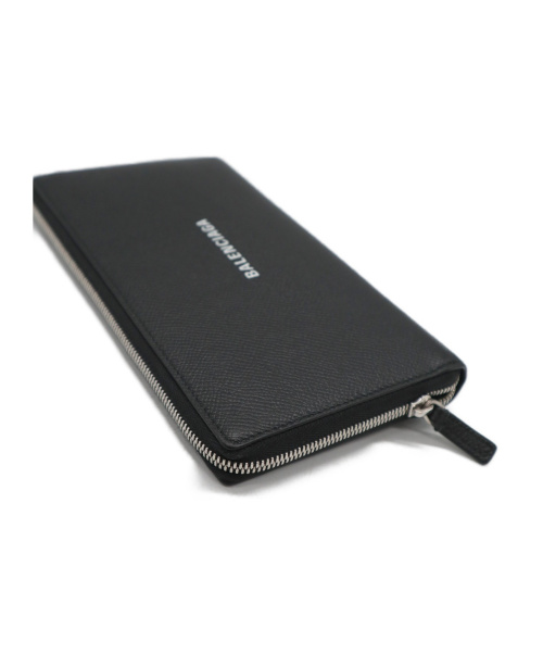 BALENCIAGA（バレンシアガ）BALENCIAGA (バレンシアガ) ラウンドジップウォレット ブラック 594317.1090.W.527538の古着・服飾アイテム