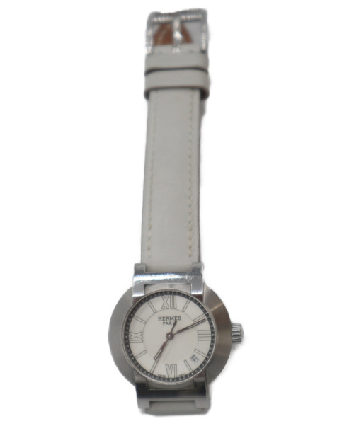 HERMES（エルメス）HERMES (エルメス) リストウォッチ ホワイト 1969409 動作確認済み 210の古着・服飾アイテム