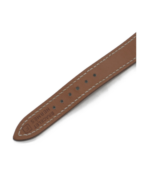 HERMES（エルメス）HERMES (エルメス) リストウォッチ ホワイト 1969409 動作確認済み 210の古着・服飾アイテム