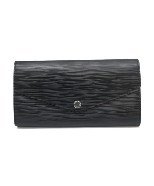 LOUIS VUITTON（ルイ ヴィトン）LOUIS VUITTON (ルイ ヴィトン) 長財布 ブラック ポルトフォイユ・サラ M60582 -の古着・服飾アイテム