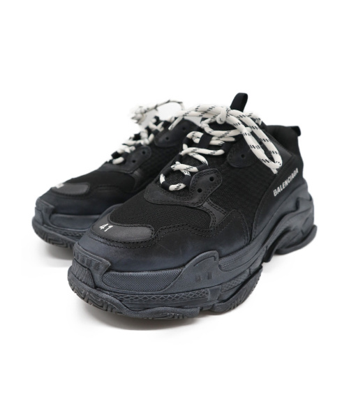 BALENCIAGA（バレンシアガ）BALENCIAGA (バレンシアガ) トリプルS ブラック サイズ:41 534162の古着・服飾アイテム