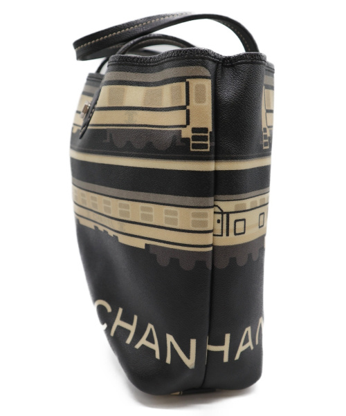 CHANEL（シャネル）CHANEL (シャネル) セントラルステーション トートバッグ ブラック クルーズライン 11035942の古着・服飾アイテム