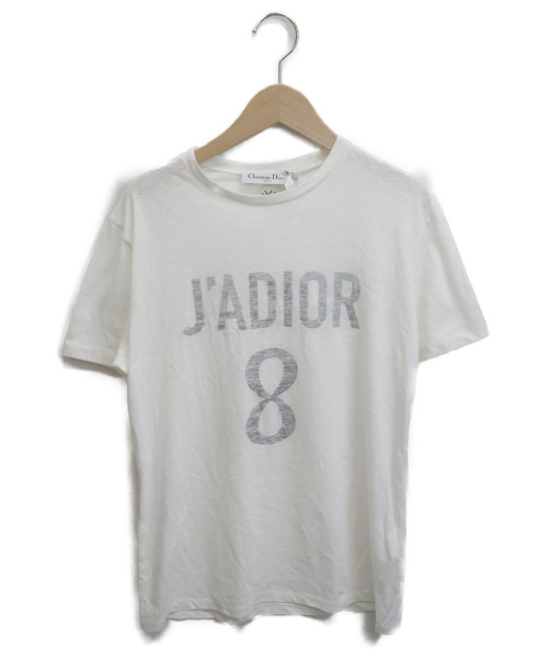 Christian Dior（クリスチャン ディオール）Christian Dior (クリスチャン ディオール) JADIOR 8 コットンTシャツ ホワイト サイズ:Ｓの古着・服飾アイテム