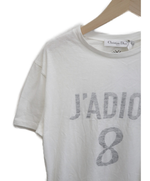 Christian Dior（クリスチャン ディオール）Christian Dior (クリスチャン ディオール) JADIOR 8 コットンTシャツ ホワイト サイズ:Ｓの古着・服飾アイテム