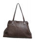 BOTTEGA VENETA（ボッテガベネタ）の古着「[OLD]オールドイントレチャートトートバッグ」｜ブラウン