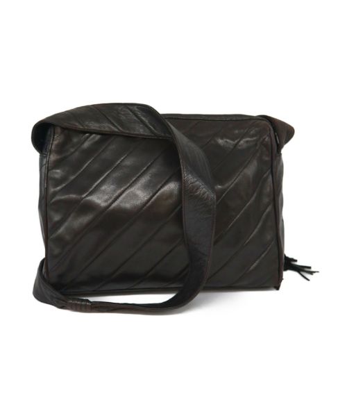 CHANEL（シャネル）CHANEL (シャネル) 90'sヴィンテージマトラッセタッセルショルダーバッグ ブラック マトラッセ 3485994の古着・服飾アイテム