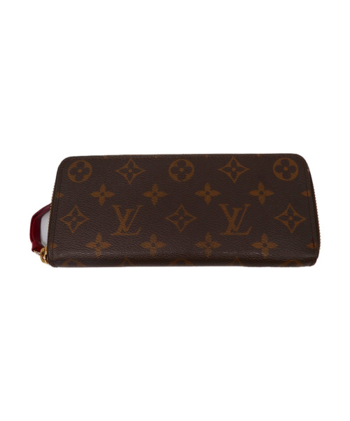 LOUIS VUITTON（ルイ ヴィトン）LOUIS VUITTON (ルイ ヴィトン) ポルトフォイユ・クレマンス ブラウン×ピンク M60742 SP2166の古着・服飾アイテム