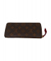LOUIS VUITTON (ルイ ヴィトン) ポルトフォイユ・クレマンス ブラウン×ピンク M60742 SP2166：53800円