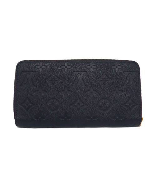 LOUIS VUITTON（ルイ ヴィトン）LOUIS VUITTON (ルイ ヴィトン) ジッピーウォレット ネイビー モノグラム・アンプラント M62121 SP4179の古着・服飾アイテム