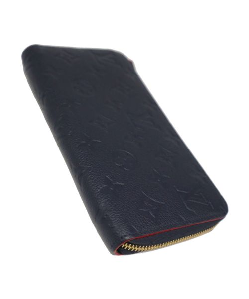 LOUIS VUITTON（ルイ ヴィトン）LOUIS VUITTON (ルイ ヴィトン) ジッピーウォレット ネイビー モノグラム・アンプラント M62121 SP4179の古着・服飾アイテム