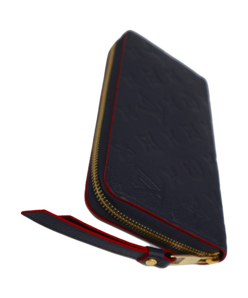 LOUIS VUITTON（ルイ ヴィトン）LOUIS VUITTON (ルイ ヴィトン) ジッピーウォレット ネイビー モノグラム・アンプラント M62121 SP4179の古着・服飾アイテム