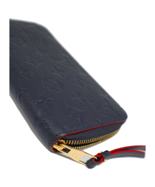 LOUIS VUITTON（ルイ ヴィトン）LOUIS VUITTON (ルイ ヴィトン) ジッピーウォレット ネイビー モノグラム・アンプラント M62121 SP4179の古着・服飾アイテム