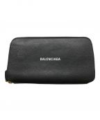 BALENCIAGAバレンシアガ）の古着「ラウンドジップウォレット」｜ブラック