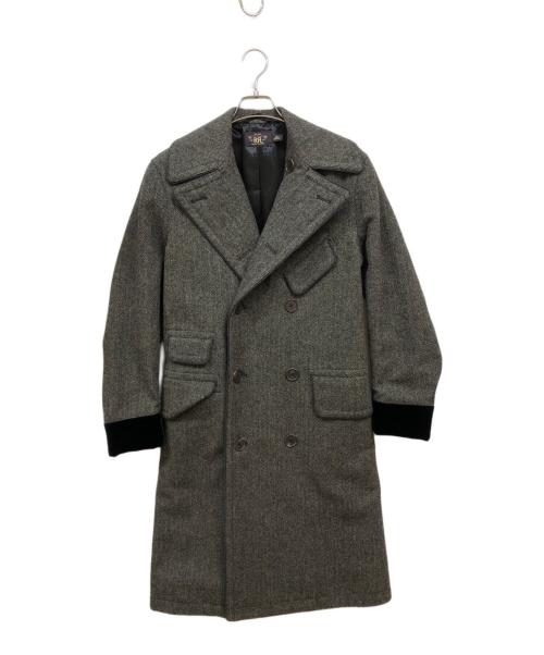 RRL（ダブルアールエル）RRL (ダブルアールエル) ツイードポロコート グレー サイズ:XSの古着・服飾アイテム