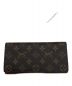 LOUIS VUITTON（ルイ ヴィトン）の古着「ポルトフォイユ・ブラザ」｜ブラウン