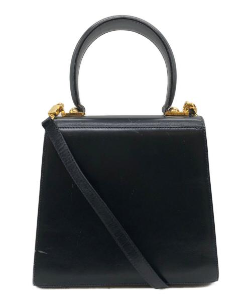 Salvatore Ferragamo（サルヴァトーレ フェラガモ）Salvatore Ferragamo (サルヴァトーレ フェラガモ) ガンチーニ2WAYバッグ ネイビーの古着・服飾アイテム