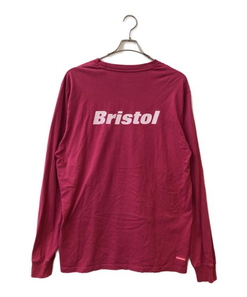 F.C.R.B.（エフシーレアルブリストル）F.C.R.B. (エフシーアールビー) PIGMENT DYE L/S RELAX FIT TEE ピンク サイズ:XLの古着・服飾アイテム