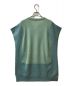 Maison Margiela (メゾンマルジェラ) モヘアブレンドサイドボタンニットベスト グリーン サイズ:S：15000円