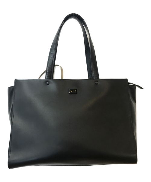 agnes b voyage（アニエスベーボヤージュ）agnes b voyage (アニエスベーボヤージュ) ソフィートートバッグ ブラックの古着・服飾アイテム