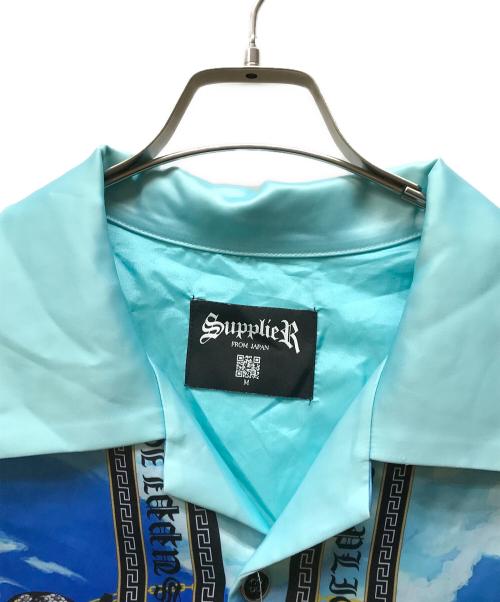 SUPPLIER（サプライヤー）SUPPLIER (サプライヤー) バロッククロスシャツ ブルー サイズ:Mの古着・服飾アイテム
