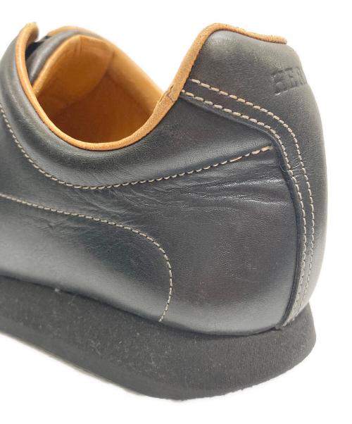 HERMES（エルメス）HERMES (エルメス) フロントゴア クイックスニーカー ブラック サイズ:37 1/2の古着・服飾アイテム