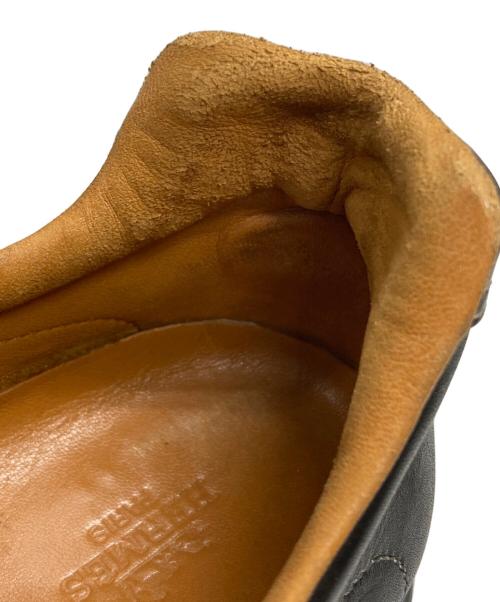 HERMES（エルメス）HERMES (エルメス) フロントゴア クイックスニーカー ブラック サイズ:37 1/2の古着・服飾アイテム