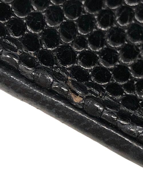 CHANEL（シャネル）CHANEL (シャネル) オクタゴン チェーンショルダーバッグ リザード ブラックの古着・服飾アイテム