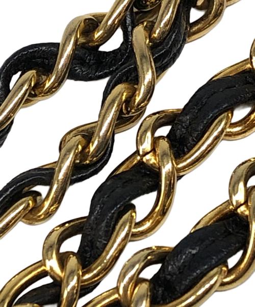 CHANEL（シャネル）CHANEL (シャネル) オクタゴン チェーンショルダーバッグ リザード ブラックの古着・服飾アイテム