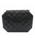 CHANEL (シャネル) オクタゴン チェーンショルダーバッグ リザード ブラック：180000円