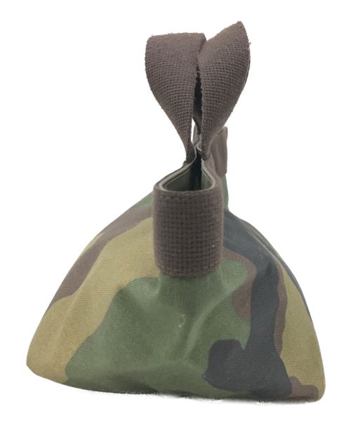 Herve Chapelier（エルベシャプリエ）Herve Chapelier (エルベシャプリエ) ミニ舟形ハンドバッグ カーキの古着・服飾アイテム