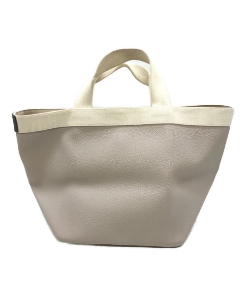 Herve Chapelier（エルベシャプリエ）Herve Chapelier (エルベシャプリエ) リュクス コーテッドキャンバス 舟型トートバッグ アイボリーの古着・服飾アイテム