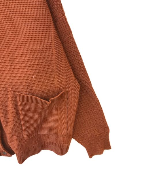 yashiki（ヤシキ）YASHIKI (ヤシキ) Hisetu Cardigan テラコッタの古着・服飾アイテム