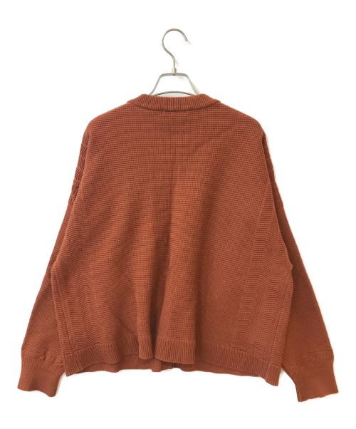 yashiki（ヤシキ）YASHIKI (ヤシキ) Hisetu Cardigan テラコッタの古着・服飾アイテム