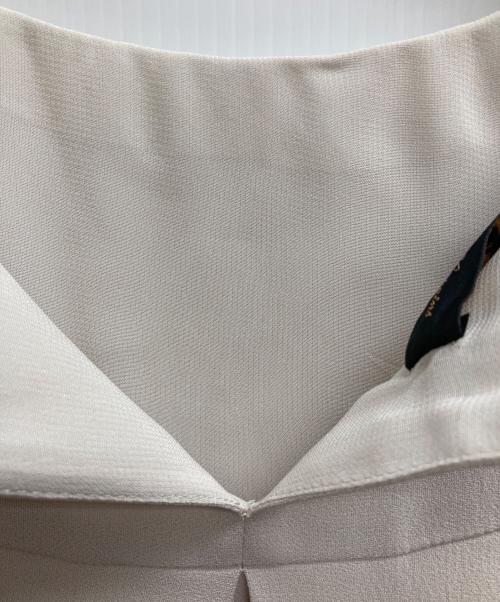 Les Copains（レコパン）Les Copains (レコパン) レーヨンアセテートワンピース ベージュ サイズ:Ⅿの古着・服飾アイテム