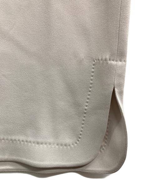 Les Copains（レコパン）Les Copains (レコパン) レーヨンアセテートワンピース ベージュ サイズ:Ⅿの古着・服飾アイテム