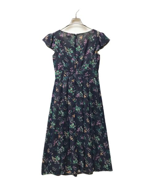 TOCCA（トッカ）TOCCA (トッカ) 【洗える！】WATERCOLOR HARMONY ロングドレス ネイビー サイズ:2の古着・服飾アイテム