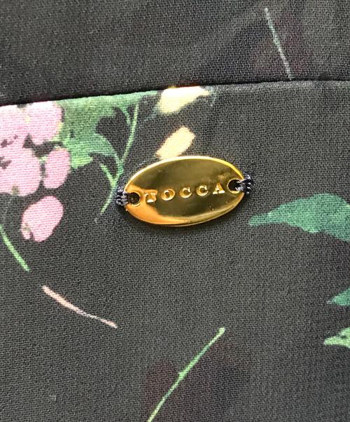 TOCCA（トッカ）TOCCA (トッカ) 【洗える！】WATERCOLOR HARMONY ロングドレス ネイビー サイズ:2の古着・服飾アイテム