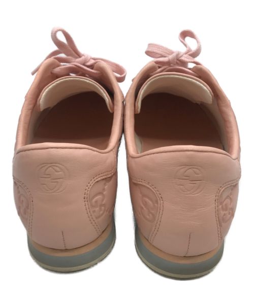 GUCCI（グッチ）GUCCI (グッチ) アイコンスニーカー ピンク サイズ:35 1/2の古着・服飾アイテム