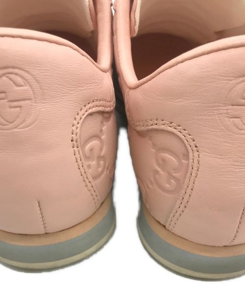 GUCCI（グッチ）GUCCI (グッチ) アイコンスニーカー ピンク サイズ:35 1/2の古着・服飾アイテム