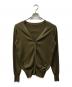 L'appartement（アパルトモン）の古着「シルクコットン2WAYカーディガン」｜カーキ