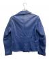 Calvin Klein (カルバンクライン) ラムレザーライダースジャケット ブルー サイズ:S：10000円