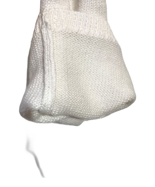 COMME des GARCONS（コムデギャルソン）COMME des GARCONS (コムデギャルソン) フラワー吊り網ニット ホワイト サイズ:XSの古着・服飾アイテム